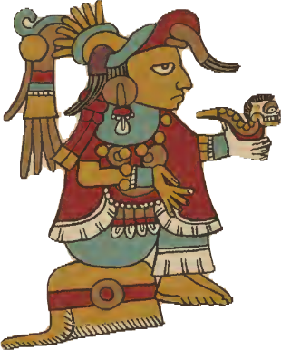 Example of a Mixtec human figure taken from the Codex Zouche-Nuttall